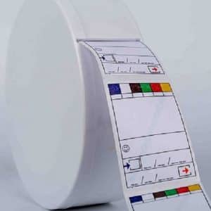 Productionlabel4all 600 HACCP codeerlabels + Plastic Holder